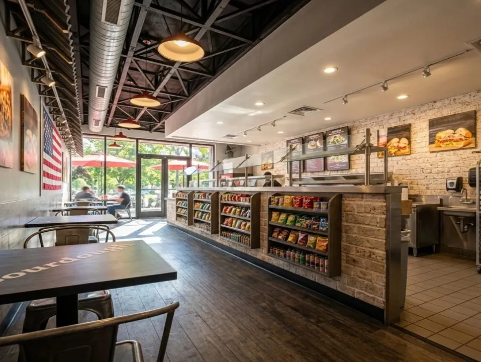 casual restaurant interior